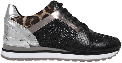 michael kors black glitter sneakers.